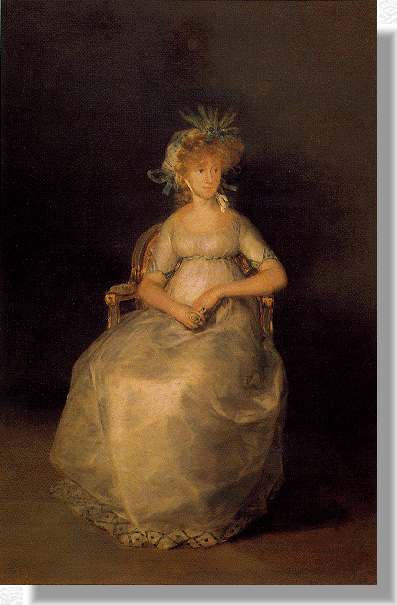 La Condesa de Chinchón, Goya 1800