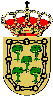 Escudo heráldico municipal, según  la Comunidad de Madrid