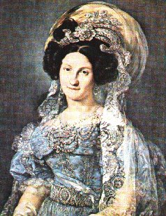 María Cristina de Borbón, por Vicente López, Museo del Prado.